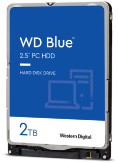Жесткий диск WD SATA-III 2Tb WD20SPZX Blue (5400rpm) 128Mb 2.5"