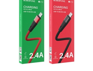 Кабель Borofone BU10 MicroUSB 1.2m