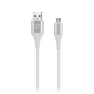Кабель Smartbuy USB - MicroUSB 2A 1m белый (IK-12ERGbox white)