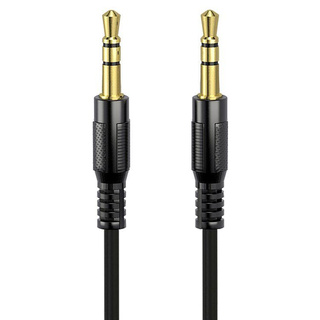 Кабель INTERSTEP AUX (jack 3.5mm - jack 3.5mm ) 2m черный