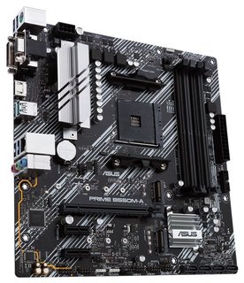 Материнская плата Asus PRIME B550M-A Soc-AM4 AMD B550 4xDDR4 mATX AC`97 8ch(7.1) GbLAN RAID+VGA+DVI+HDMI