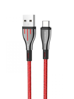 Кабель Borofone BU23 Type-C 3A 1.2m USB A Red