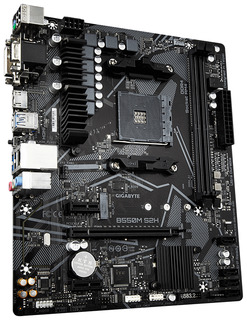 Материнская плата Gigabyte B550M S2H Soc-AM4 AMD B550 2xDDR4 mATX AC`97 8ch(7.1) GbLAN RAID+VGA+DVI+HDMI
