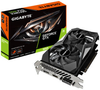 Видеокарта Gigabyte PCI-E GV-N1656WF2OC-4GD NVIDIA GeForce GTX 1650 4096Mb 128 GDDR6 1590/12000 DVIx1 HDMIx1 DPx1 HDCP Ret