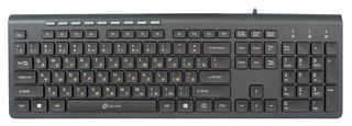 Клавиатура Oklick 480M черный USB slim Multimedia