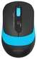 Беспроводная мышь A4 Fstyler FG10 черный/синий оптическая (2000dpi) USB (4but)