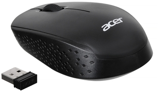 Беспроводная мышь Acer OMR020 черный оптическая (1200dpi) USB (3but)