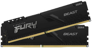 Память DDR4 64Gb 3200MHz Kingston FURY Beast Black CL16 KF432C16BBK2/64