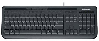 Клавиатура Microsoft Wired 600 black USB Multimedia