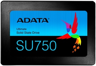 Накопитель SSD SATA 1Tb A-Data ASU750SS-1TT-C Ultimate SU750, 512GB, 2.5" 7mm, SATA3, 3D TLC, R/W 550/520MB/s, IOPs 75 000/65 000, TBW 400, DWPD 0