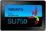 Накопитель SSD SATA 1Tb A-Data ASU750SS-1TT-C Ultimate SU750, 512GB, 2.5" 7mm, SATA3, 3D TLC, R/W 550/520MB/s, IOPs 75 000/65 000, TBW 400, DWPD 0