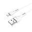 Кабель Hoco X37 Lightning USB 1m белый