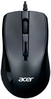 Мышь Acer OMW136 черный оптическая (1000dpi) USB (2but)