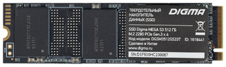 Накопитель SSD M.2 512Gb Digma PCI-E 3.0 x4 512Gb DGSM3512GM23T Mega M2 M.2 2280 DGSM3512GM23T