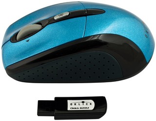 Беспроводная мышь Oklick 820M Blue RF (switchable 800/1600dpi) USB