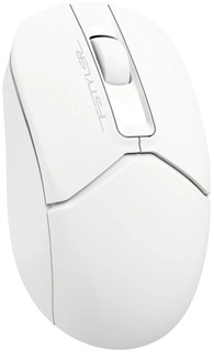 Беспроводная мышь A4 Fstyler FB12 белый оптическая (1200dpi) USB+BT (3but)
