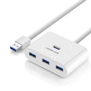 Хаб UGREEN CR113 (20283) USB 3.0 Hub.  Длина: 1м. Цвет: белый