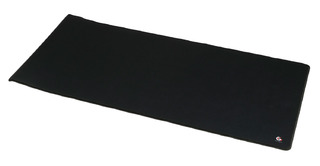 Коврик для мыши Gembird MP-90-40-BLACK, черный, ткань+резина, оверлок 900х400х3мм