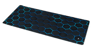 Коврик для мыши Gembird MP-90-40-COMB, рисунок "соты", ткань+резина, оверлок 900х400х3мм
