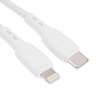 Кабель Carmega Type-C/Lightning 1m White (CAR-C-CL1M-WH)