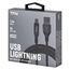 Кабель TFN USB/Lightning, нейлон, 1.2м Black (TFN-C-BLZ-AL1M-BK)