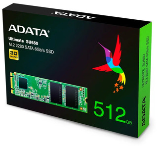 Накопитель SSD M.2 512Gb ADATA Ultimate SU650 ASU650NS38-512GT-C