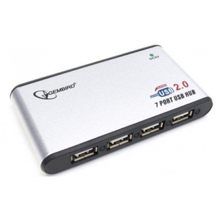 Хаб USB 2.0 Gembird UHB-C247 7портов(блок питания 500mA)