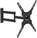 Кронштейн для телевизора Buro FL4S черный 20"-65" макс.25кг настенный поворотно-выдвижной и наклонный