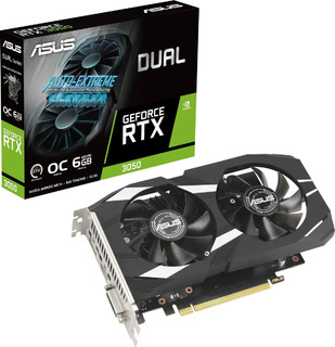 Видеокарта Asus PCI-E 4.0 DUAL-RTX3050-O6G NVIDIA GeForce RTX 3050 6Gb 96bit GDDR6 1507/14000 DVIx1 HDMIx1 DPx1 HDCP Ret
