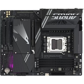 Материнская плата Gigabyte X870 AORUS ELITE WIFI7  SocketAM5 AMD X870 4xDDR5 ATX AC`97 8ch(7.1) 2.5Gg RAID+HDMI