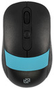 Беспроводная мышь Oklick 310MW черный/синий оптическая (3200dpi) USB (4but)
