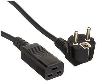 Кабель питания ExeGate PC19-1.8S, 1.8м, Schuko- C19, 3x1.5mm2, CCA, черный