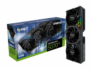 Видеокарта Palit PCI-E 5.0 RTX5070Ti GAMINGPRO NVIDIA GeForce RTX 5070TI 16Gb 256bit GDDR7 2295/28000 HDMIx1 DPx3 HDCP Ret