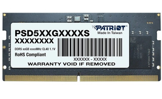 Память SO-DDR5 16Gb 5600MHz Patriot PSD516G560081S Signature RTL PC5-44800 CL46 SO-DIMM 262-pin 1.1В single rank Ret
