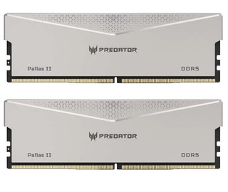 Память DDR5 2x16Gb 6400MHz Acer Predator Pallas II 32GB (2x16GB) CL32 (32-39-39-102) Silver