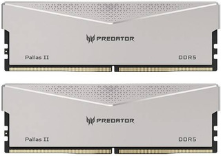 Память DDR5 2x32Gb 6400MHz Acer Predator Pallas II 64GB (2x32GB) CL32 (32-39-39-102) Silver