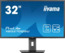 Монитор Iiyama 32" ProLite XB3270QSU-B1 IPS 2K чер HDMI DP USB M/M HAS Piv 100Hz 250cd