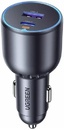Автомобильное з/у UGREEN EC701 (35023) 63W 2-Port USB-C PD&USB-A Fast Car Charger без кабеля. Цвет: серый
