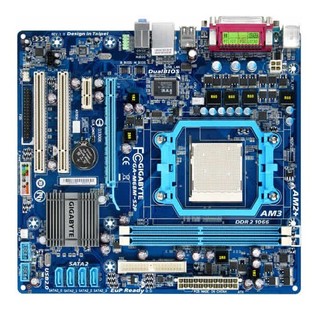 Материнская плата Gigabyte GA-M68M-S2P Soc-AM2 GF7025-630 mATX SATA AC'97 8ch. LAN-Gbt +VGA