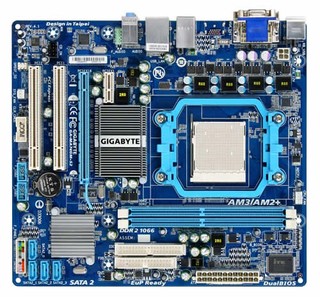 Материнская плата Gigabyte GA-MA74GM-S2 Soc-AM2 AMD740G mATX SATA AC'97 8ch. LAN-Gbt +VGA