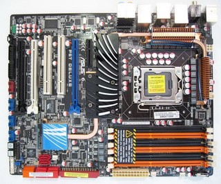 Материнская плата Asus P6T DELUXE V2 Soc-1366 iX58 DDRIII ATX SATA AC'97 8ch LAN-Gbt +1394 +RaiD
