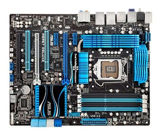 Материнская плата Asus P8P67 DELUXE Soc-1155 iP67 DDRIII ATX AC'97 8ch 2xLAN-Gbt +1394 +RaiD +USB3.0