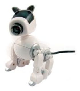 Камера Web собака-робот"Neodrive", 350dpi, с микрофоном, серебристая