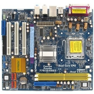 Материнская плата  Asrock 775I945GZ S775 (i945GZ+ICH7) mATX RTL