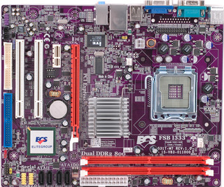 Материнская плата ELITEGROUP G31T-M7 s775 /iG31/ 2xDDR2,PCI-E,SATA,mATX/ oem