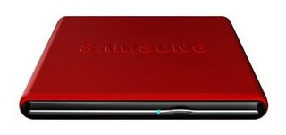 Привод DVD+/-RW Samsung SE-S084D/TSRS slim ext RTL красный