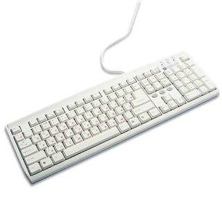 Клавиатура Defender Slim E KS-910 белая PS/2