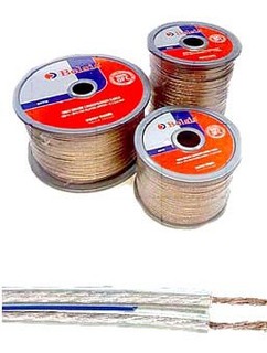 Акустический кабель Belsis 2х1.5мм2 (16 Ga) прозрачный, 100м