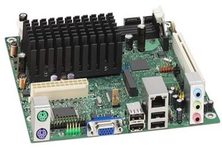 Мат.плата Intel Original D510MO integrated AtomD510 iN10 mini-ITX SATA Audio4+2 LAN+GMA3150 (bulk)