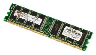 Память DDR 1024Mb PC3200 Kingston CL3 (3-3-3) DIMM (KVR400X64C3A/1G)
